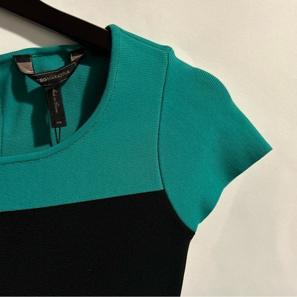 BCBGMaxAzria Women’s Jacquetta Knit Colorblock Bandage Mini Dress Size XS - Picture 4 of 12